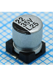 ELV220M35RB, SMD эл-лит 35V 22uF /5*5.5/85 C