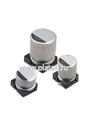 ECAP SMD, 47 мкФ, 10В, Конденсатор электролитический алюминиевый SMD