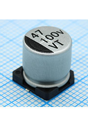 VT470M2ABKJ1010VBK, SMD эл-лит 100V 47uF /10*10.5/105 C