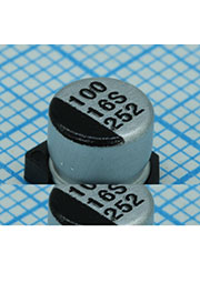 VSV107M016S0ANE01K, SMD эл-лит 16V 100uF /6.3*5.4/105 C