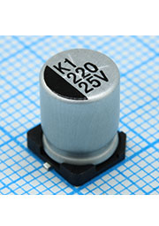 CK025M221F10PKKKV00R, SMD эл-лит 25V 220uF /8*10/105 C
