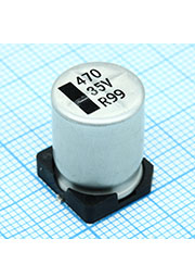 EZV471M35RH, SMD эл-лит 35V 470uF /12.5*16/105 C