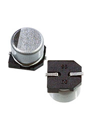 CD025M0033RED-0605, Конденсатор электролитический SMD, 25V, 33uF, 06*05 105C Low ESR