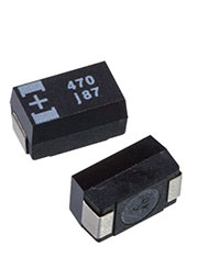 6TPB470M, танталовый полимерный конденсатор 470мкФ, 6.3В, POSCAP