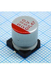 GV1E331MG105000CR0ST, SMD эл-лит 25V 330uF /10*10.5/105 C Polymer Hybrid