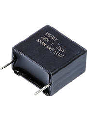 MKP1840422634M, конденсатор MKP 0,22Ф 5% 630В dc шаг 15мм