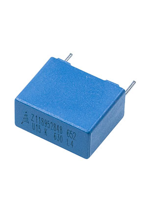 B32652A6154K, 630Vdc 250Vac 0.15uF 10% MKP e:15mm