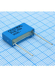 PHE450XB4100JB04R17, Radial, 3000Vdc 1000Vac 0.001uF +5% MKP p:15mm
