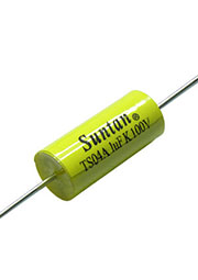 TS04A02A105KSB000R, Axial, 100Vdc 1uF +10%