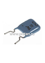 К73-17, 0.047мкФ, 400В, 5, Конденсатор металлоплёночный