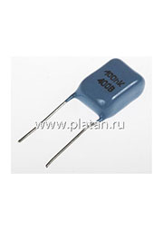 К73-17, 0.1мкФ, 400В, 10, Конденсатор металлоплёночный