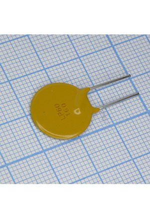 LP60-160F, PPTC предохранитель с радиальным выводом cерия 60V LP60