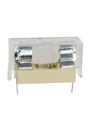 FH-102C, Держатель под предохранитель 5.2х20мм (с крышкой)