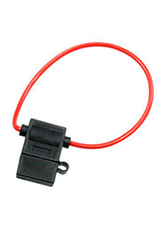 16-0421, Держатель ножевого предохранителя с проводом авто пластик черный
