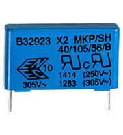 B32923C3224M, B32923C3224M000 X2 конденсатор 0.22мкФ 20% 305В