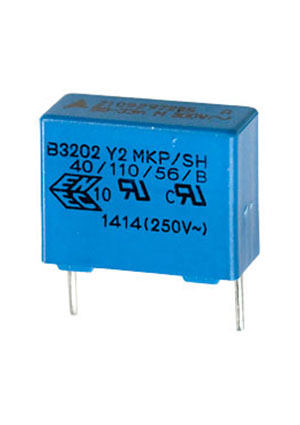 B32022A3333M, фильтр Y2 0.033uF 20% 300Vac e:15mm