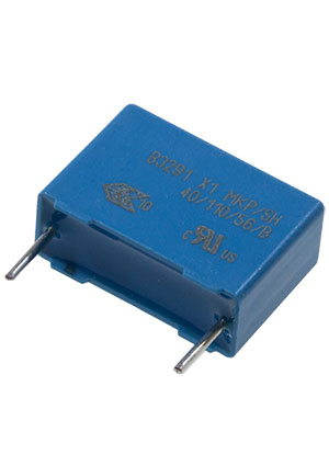 B32912A3104K, фильтр X1 0.1uF 10% 330Vac e:15mm