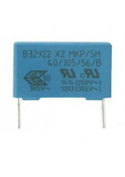 B32924C3225M, фильтр X2 2.2uF 20% 305Vac e:27.5mm