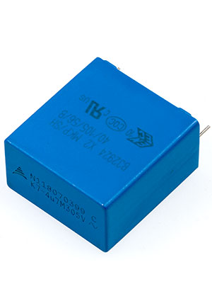 B32924C3475M, фильтр X2 4.7uF 20% 305Vac e:27.5mm
