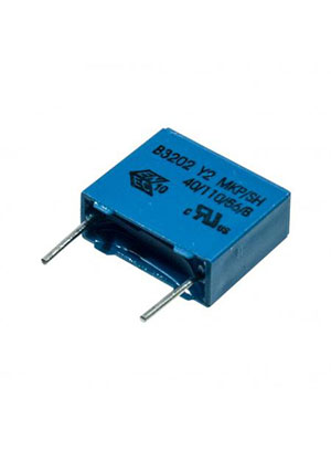 B32021A3472M, B32021A3472M000 Y2 конденсатор 4.7нФ 300В (=B81122C1472M)