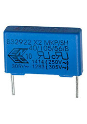 B32922C3104M524, X2 конденсатор 0.1мкФ 305В (=B81130C1104)