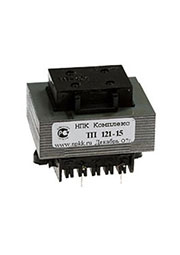 ТП121-15, трансформатор питания (2х1.6В 0.1А: 30В 0,14)