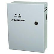 ИВЭПР-1280С-17, Блок питания резервированный 12В 8А, металлический корпус, регулировка выходного на