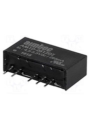 AM1D-0512DZ, DC/DC преобразователь 1Вт вх 5В вых 12В 42мА SIP7 1000В