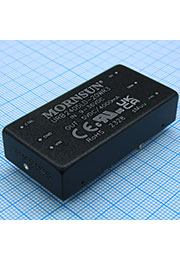 URB2405LD-20WR3, 2x1  , DC/DC, 20Вт, вх.9:36В, вых.5В/4А, 2x1"