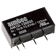 AM1D-1205SZ, DC-DC преобразователь 1Вт вх В вых /33мА изол. 1кВ