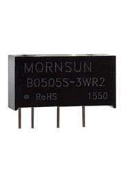 B0505S-3WR2, DC-DC преобразователь 3Вт вх 5В вых 5В SIP 1500В