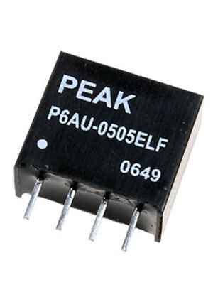 P6AU-0505ELF, SIP4, Возможные замены: AM1SS-0505S-NZ, AM1SS-0505SJZ, AM1S-0505SZ