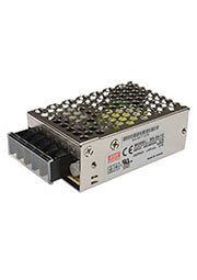 RS-25-12, PBF,компакт.AC-DC,25W,вх=88-264V,вых12Vподстр/2,1А,79х51х28мм