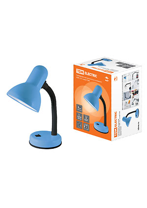 SQ0337-0104, Светильник настольный на основании 60Вт, E27 синий