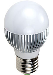 ECO  A5-3X1WB WARM WHITI, Св.диод.лампа 3W,цоколь E27,(50mm)