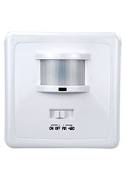 LX-2000/SEN1A, датчик движения, 500W, DD=12m, белый, 140°