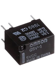 G5V-1 5DC, Реле 1 переключ. 5VDC, 1A/125VAC SPDT