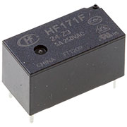 HF171F/24-Z3, реле 8А 24В 1FormC 20*10*10.6мм