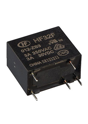 HF32F/012-ZS3, Реле, form 1C 3A/250VAC AgNi