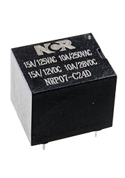 NRP07-C24D-S, реле 24В 1FormC 10А 250В AC