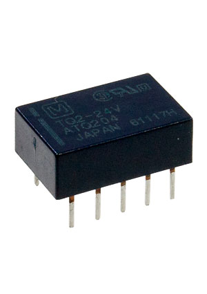 TQ2-24V, ATQ204 реле 2FormC 24В 1A