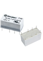 30.22.7.024.0010, Реле 2 переключ. 24VDC, 2A/250VAC DPDT