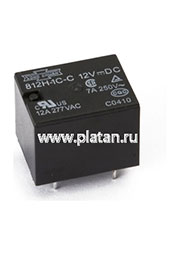 812H-1C-C (S) 12VDC, Реле 1 переключ. 12VDC, 7A/250V SPDT