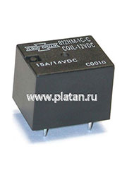 812HM-1C-C 12VDC, Реле 1 переключ. 12VDC, 15A/14VDC SPDT