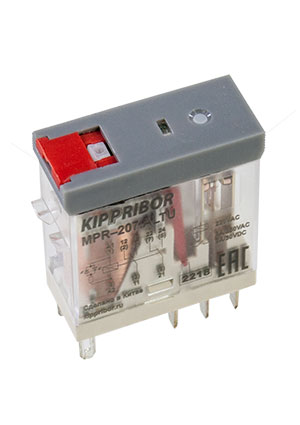 MPR-207.ALTU, Реле 2 пер. 220VAC, 8A/ 250VAC