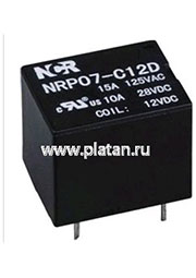 NRP-07-C-05D, Реле 1 переключ. 5VDC, 7A/250VAC SPDT