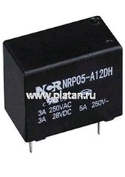 NRP05-C-24D, Реле 1 переключ. 24VDC, 3A/250VAC SPDT