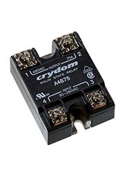 A4875, реле твердотельное 480VAC/75A, 90-280VAC In, Zero Cross