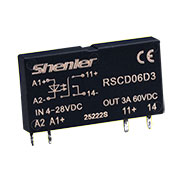RSCD06D3, интерфейсное реле 1NO, 3A (60VDC), 12-24VDC ,28*15*5,2мм