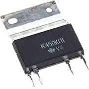 К450КП1, (=5П104) оптосимистор Uкомм от 5 до 400В SIP4 (20-22г.)